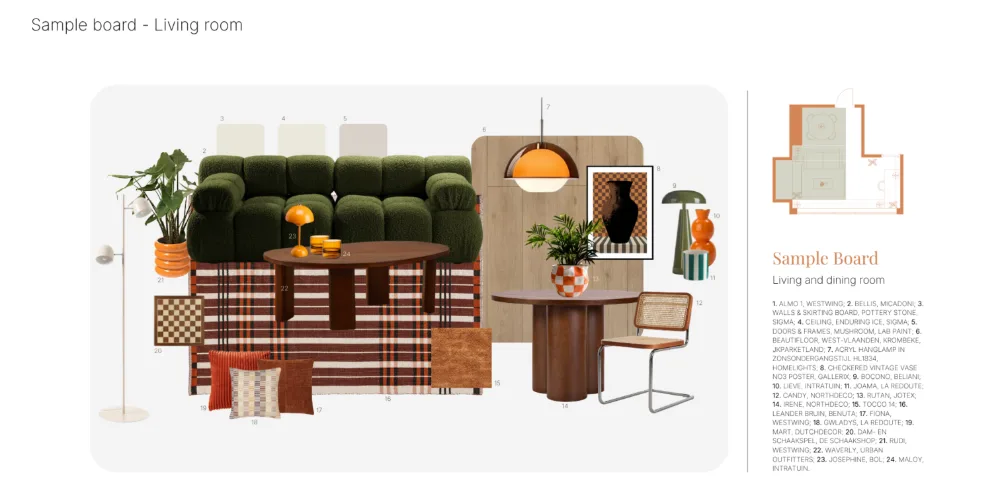 Interior design project by Studio Bagnaschino