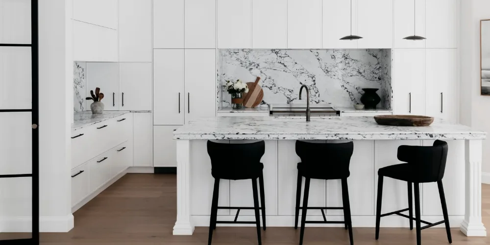 Warm and layered interior design by Saint Design